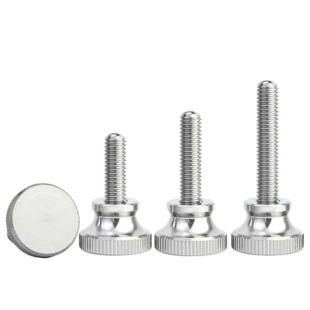 M2 M2.5 M3 M4 M5 M6 M8 M10 M12 GB834 303 Stainless Steel Knurl High Head Hand Tighten Curtain Wall Glass Lock Thumb Screw Bolt