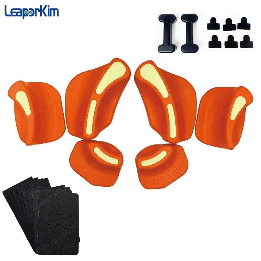 LeaperKim Veteran Lynx Electric Wheel Power Pad LeaperKim Veteran Lynx Leg Pads Red Orange Yellow Black for Veteran LYNX EUC