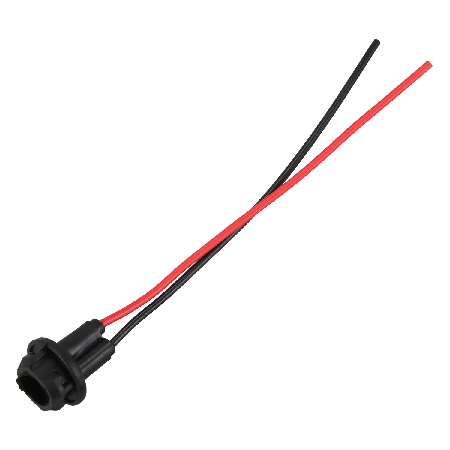 10 portalámparas T10 W5W 168 194, enchufe con base de vidrio, color negro, bricolaje