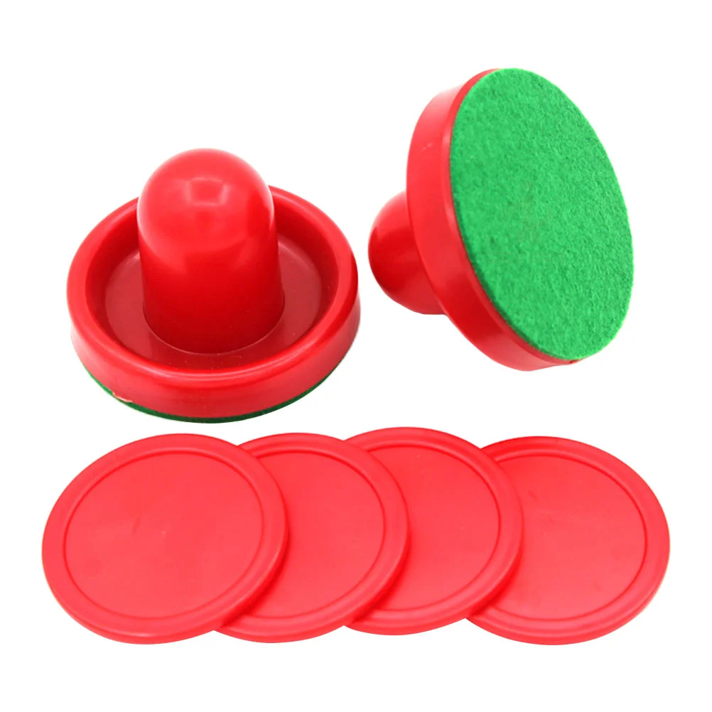 

Table Hockey Pucks Air and Paddles Component for Game Abs Parts Child Gifts Tabletop