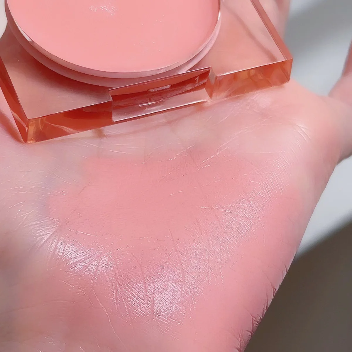 Blush brilhante do pó facial para a composição, 4 cores, cosméticos naturais