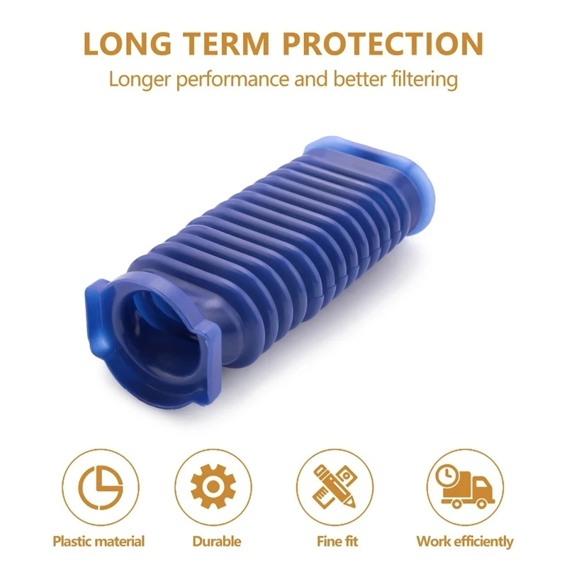 Replacement Lower Duct Hose for Dyson V7 V8 V10 V11 Vacuum Cleaner Soft Roller Soft Roller blue Hose Flexible Soft Rubber Tube