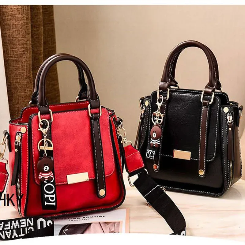 

Fashion PU Leather Ladies HandBags Women Messenger Bags Totes Crossbody Shoulder Bag Boston Hand Bags Hot Sale Bolsa Feminina