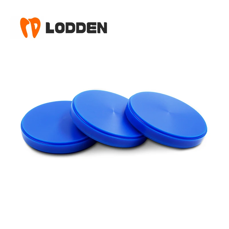 1pcs Dental WAX Dics Dental Laboratory 98mm Blue for CAD CAM Carving Dental Material10-20mm dental Lab Materials