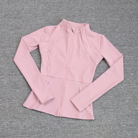 Sports Coat Women's Shirt Yoga Slim Long Sleeve Fast Running Thin Pilates Fitness Suit Top Clothing