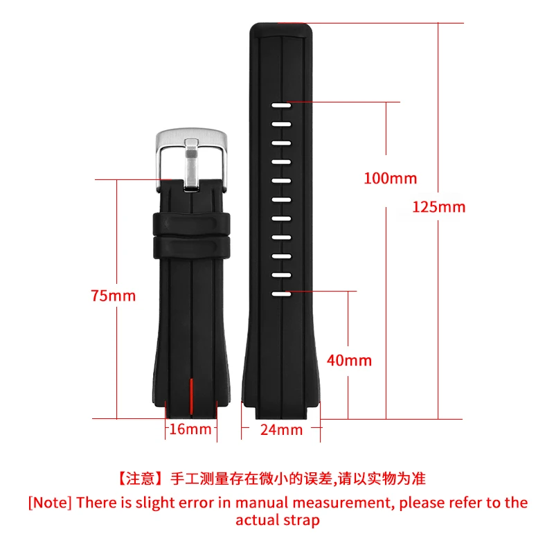 For Timex Expedition Tide-Temp-Compass Series T2N721 T2N720 T2N739 Convex Interface Men's Outdoor Sports Silicone Watch Strap
