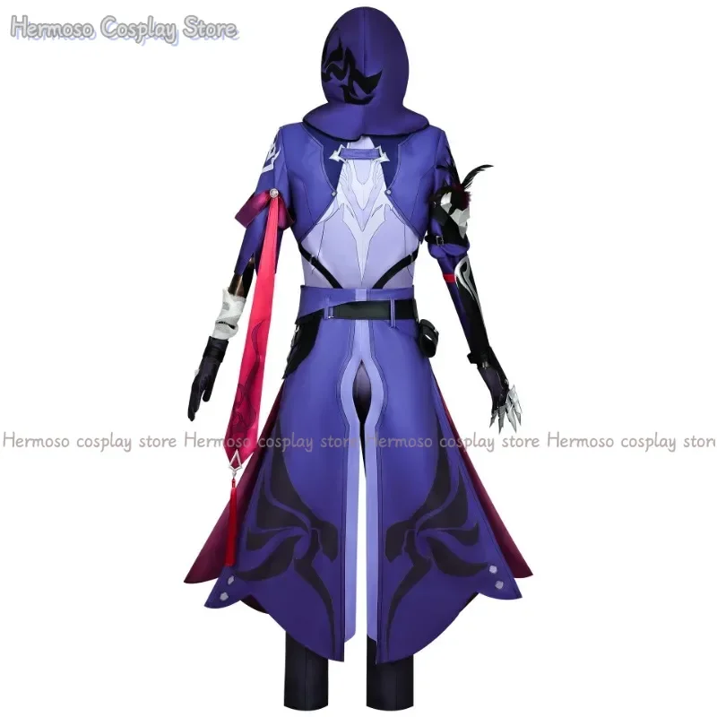 Game Honkai Star Rail Moze Cosplay Costume Hair Battle Uniform Wig Suit for Role Play Halloween Carnival Party Outift for Men