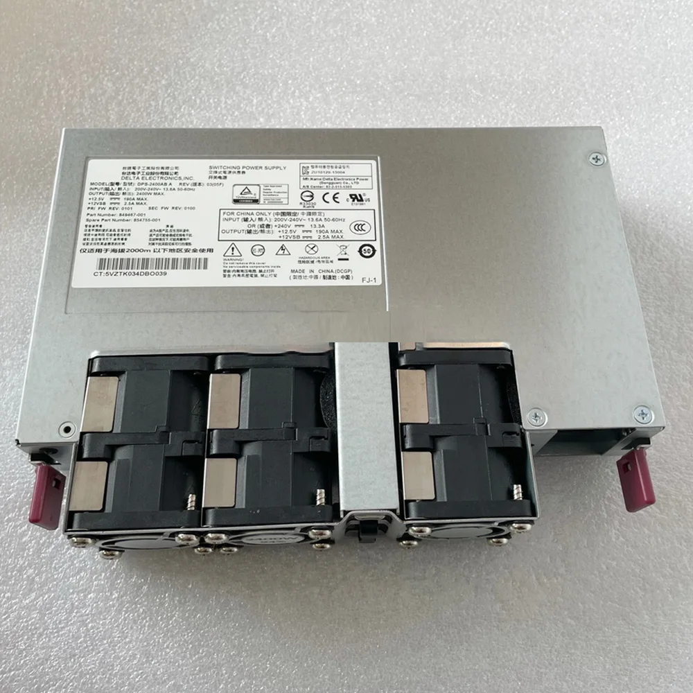 Bulk Package Switching Power Supply 849467-001 854755-001 2400W High Quality DPS-2400AB A