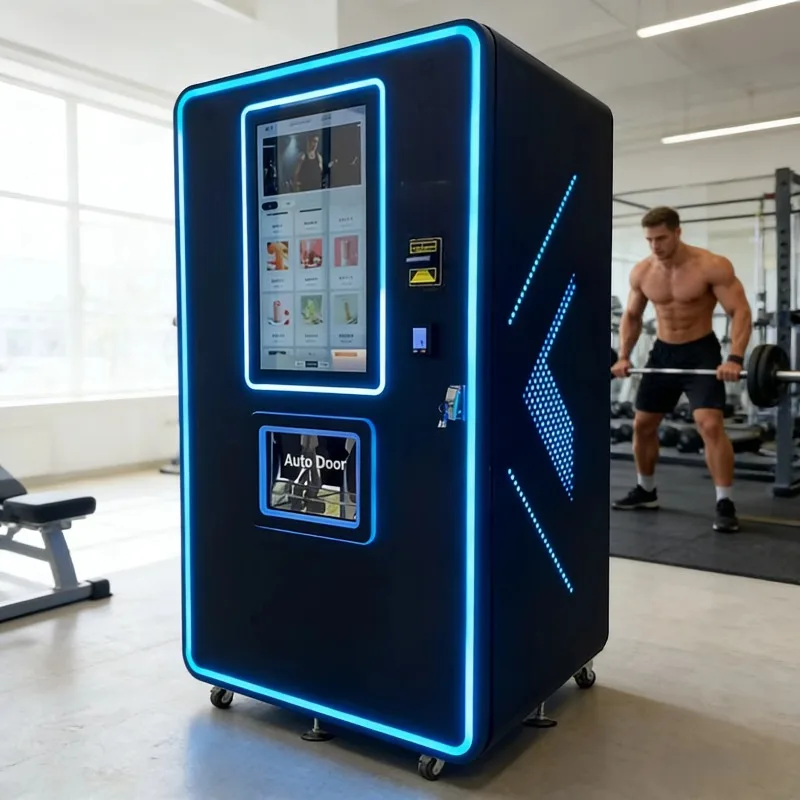 Customizable Fully Automatic Gym Fitness Sports  Hot and Cold Drink Protein Shake Protein Power Vending Machine