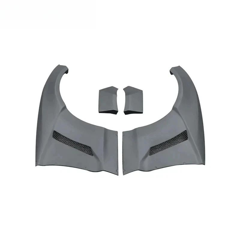 Auto Modified Parts Side Wheel Arches FRP Materials Wide Body Wheel Eyebrow for Musatng GTSS Style Fender Flares