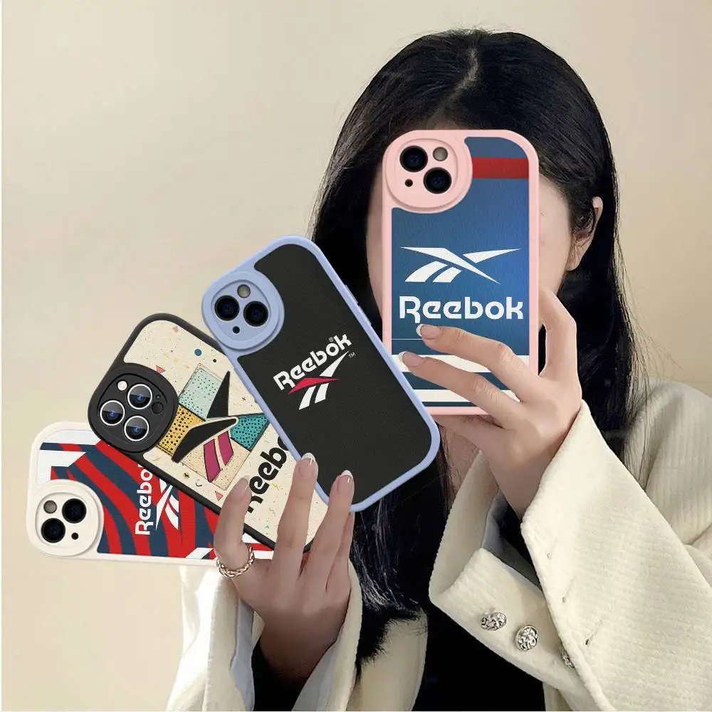 Classic Sports brand R-Reebok logo Phone Case Hard Leather For iPhone 14 13 16 Mini 15 14 11 12 Pro Max Plus Fundas - view 2