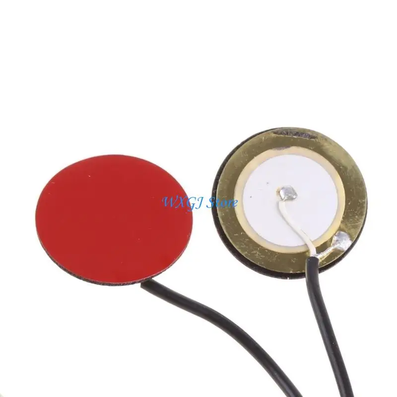 37JE Suitable for Kalimba, Piezo Contact Microphone 3 Transducer Pickups with end pin