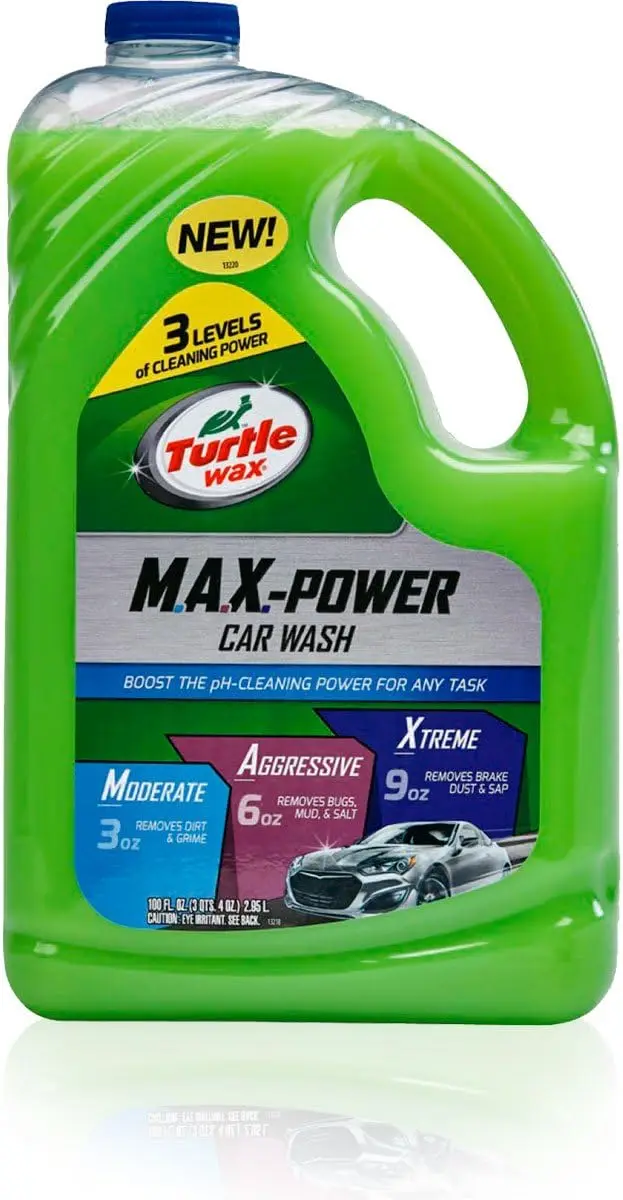 Turtle Wax 50597-4PK MAX-Power Car Wash (100 Ounce, Pack of 4)