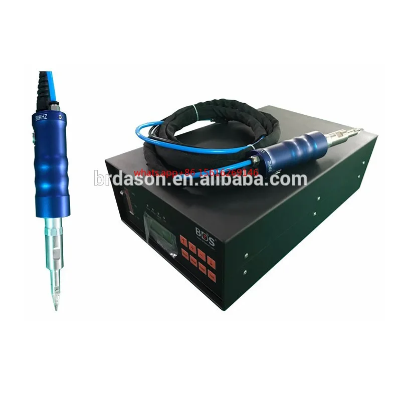

Hand Ultrasonic Plastic Cutting Machine 30KHz Ultrasonic Cutter
