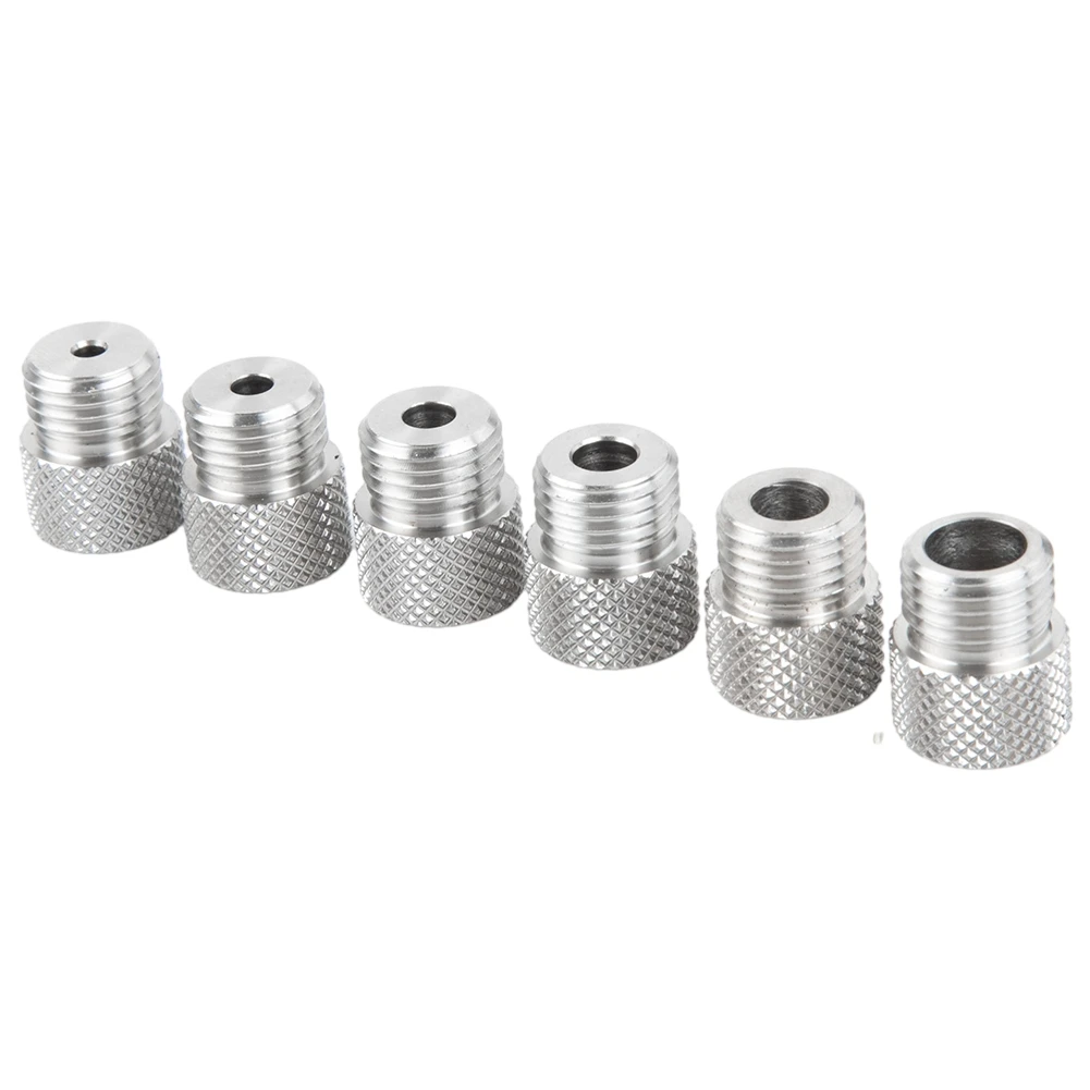 1PC 3/4/5/6/7/8/9/10mm Drill Sleeve Bushing Dowelling Jig Wood Drilling Guide Locator Stainless Steel For Woodworking Drill