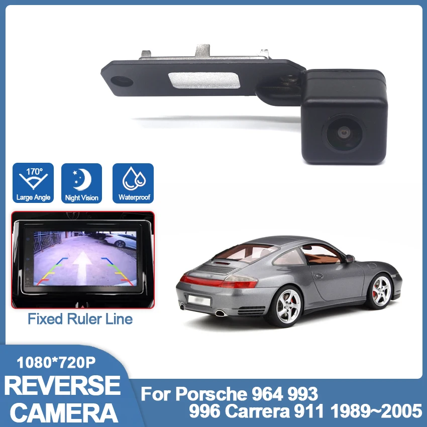 Night Vision Car Rearview Parking Rear View Camera HD For Porsche 964 993 996 Carrera 911 1989~2000 2001 2002 2003 2004 2005