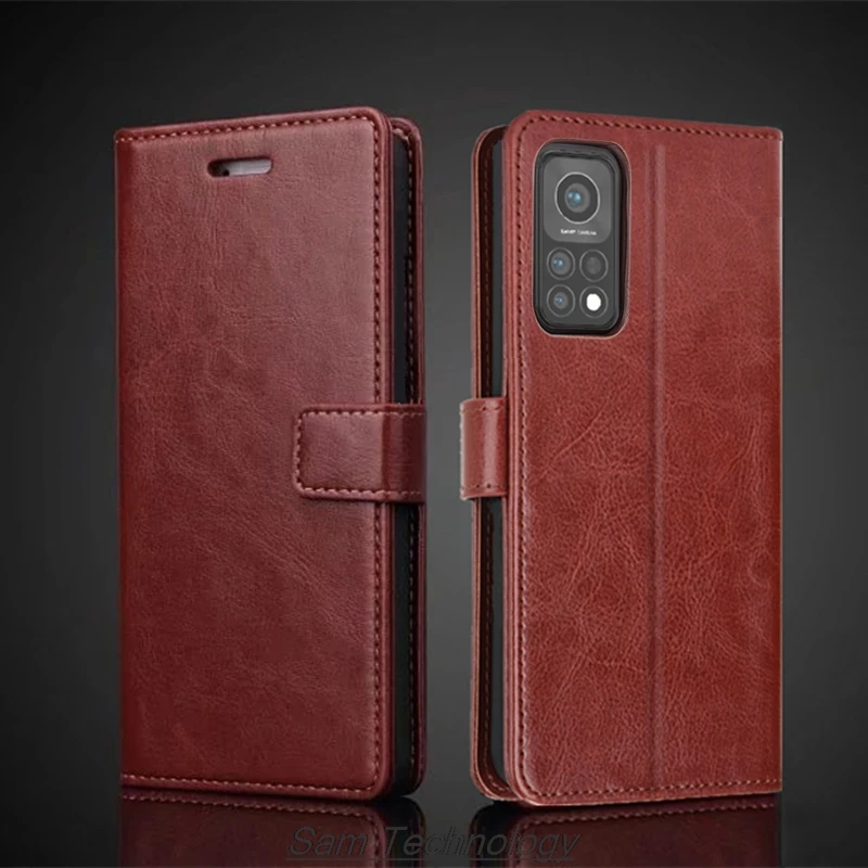 

Чехол-держатель для карт для Xiaomi Mi 10T/10T Pro, откидная крышка из искусственной кожи, чехол-бумажник в стиле ретро, чехол для телефона Business Capa Fundas Coque