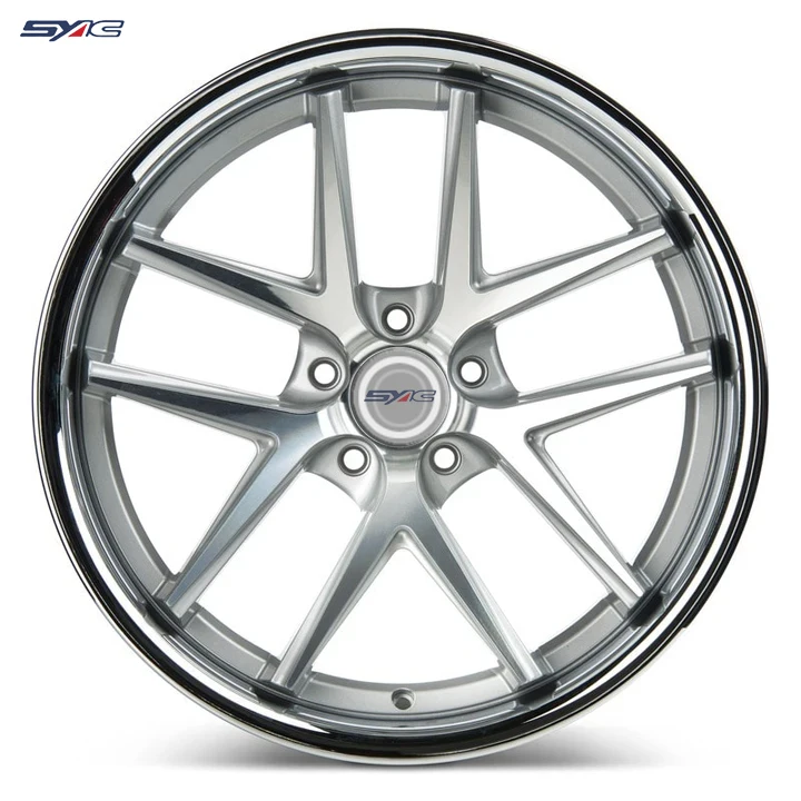 SYAC Hot Selling Two Piece Anti-runaway 18-24 Inch Forged Alloy Aluminum Passenger Vehicle Wheel Hubs