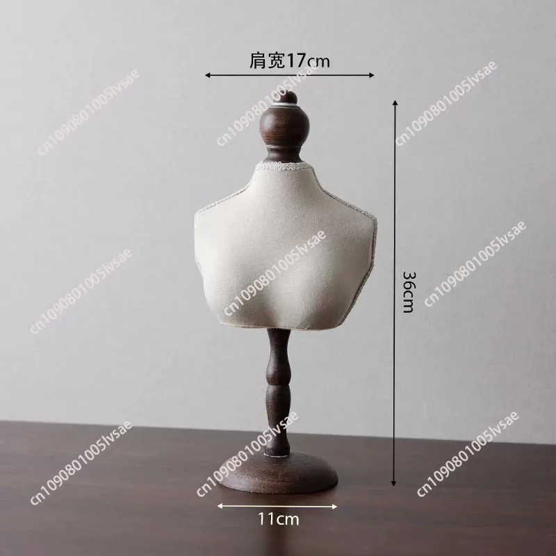 Jewelry Display Rack Walnut Earrings Necklace Rack High-end Combination Jewelry Store Display Photography Props