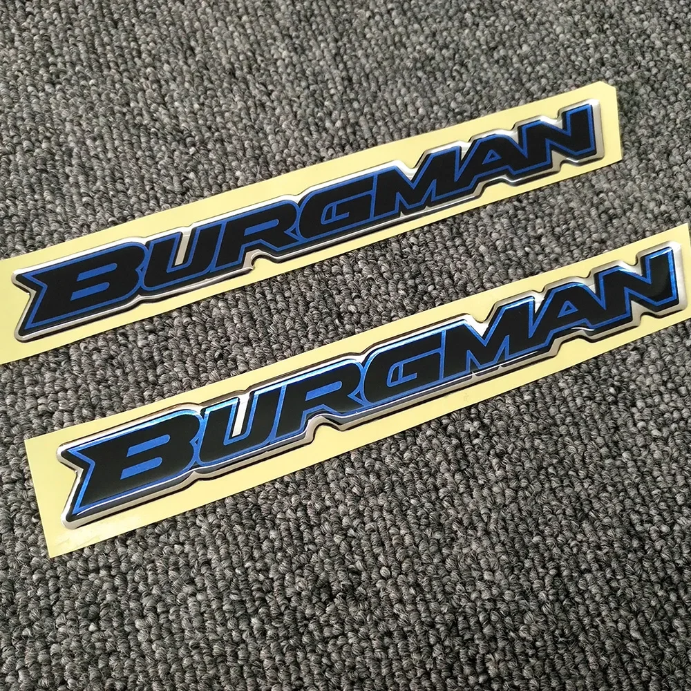 Scooter Stickers For Suzuki Burgman 125 200 400 650 Emblem Badge Logo Decals Tank Pad Motorcycle 2018 2019 2020 2021