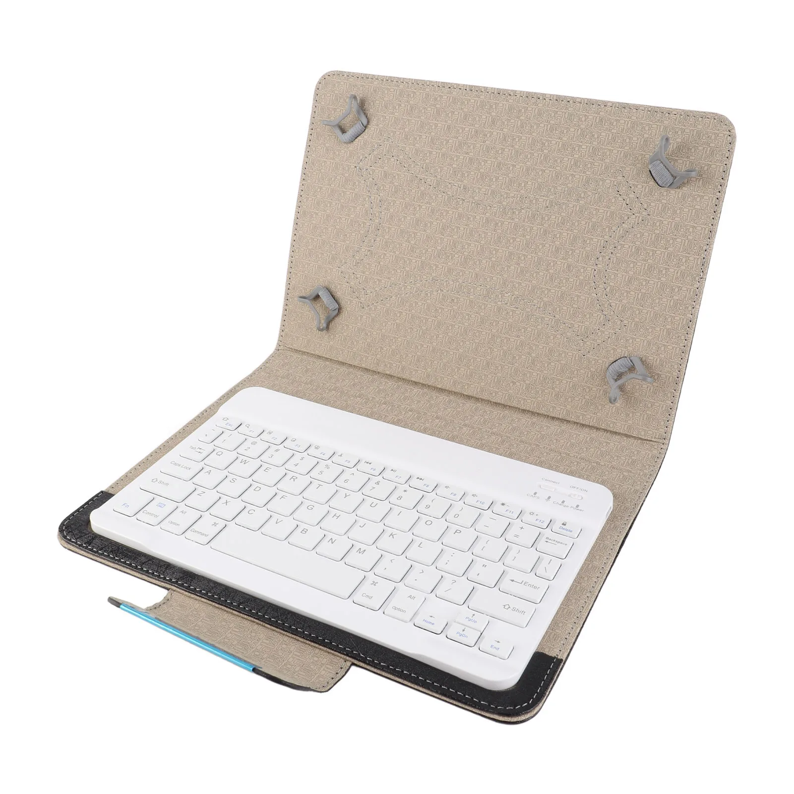 Capa protetora pu para tablet e laptop de 10 polegadas, teclado bluetooth para android otowwin, teclado bluetooth, capa para tablet