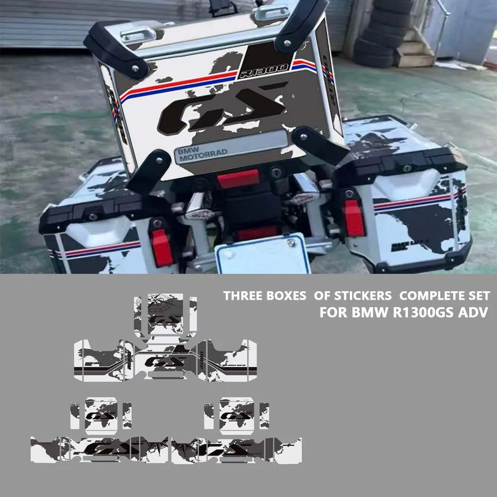 

For BMW R 1300 GS ADV Adventure Rallye Luggage carrier Trunk Luggage Panniers Aluminium Cases Stickers R 1300 GS 2025-