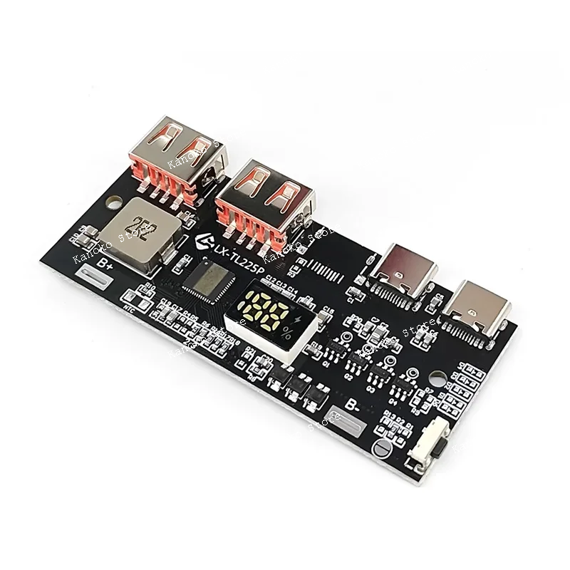 

22.5w Power Bank Fast Charging Mobile Power Supply Circuit Board 3.2v Lithium Phosphate Main Board Qc4pd3.0vooc
