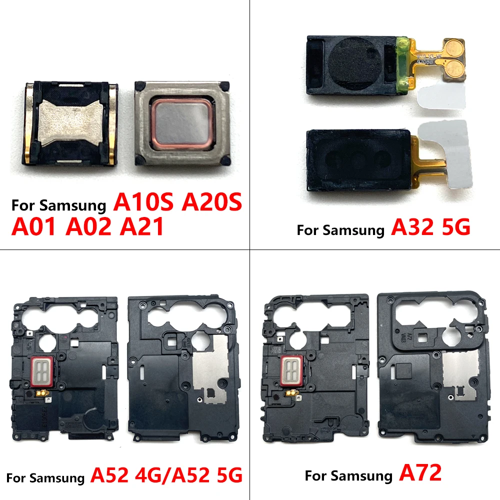 For Samsung A10S A20S A01 A02 A21 A32 5G A52 4/5G A72 Earpiece Flex Cable Ear Speaker Ringer Buzzer Module Replacement Parts