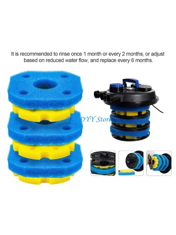 

G6DE High Efficiency Replacement Sponge Filter Media Pad for CPF-250 CPF-180
