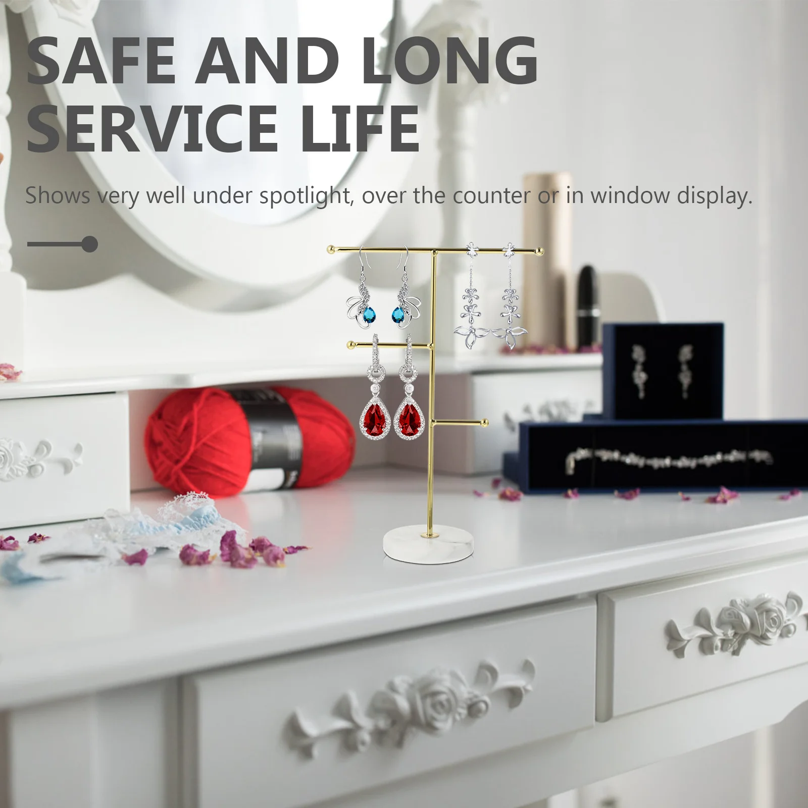 Elegant Nordic Jewelry Stand Household Necklace Rack Simple Design Highlights Jewelry Beauty Nordic Necklace Stand