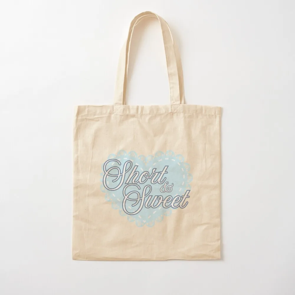 

Sabrina Carpenter - Short n Sweet heart Tote Bag Women's beach bags tote bag canvas
