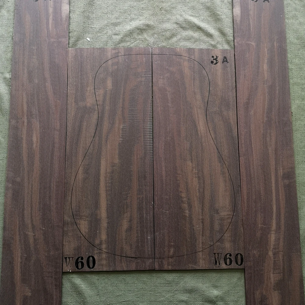 HUATOOL  3A Mexico KATALOX Guitar Back Side Panel Guitar Manufacturing Material Accessories Wood Macro Sound