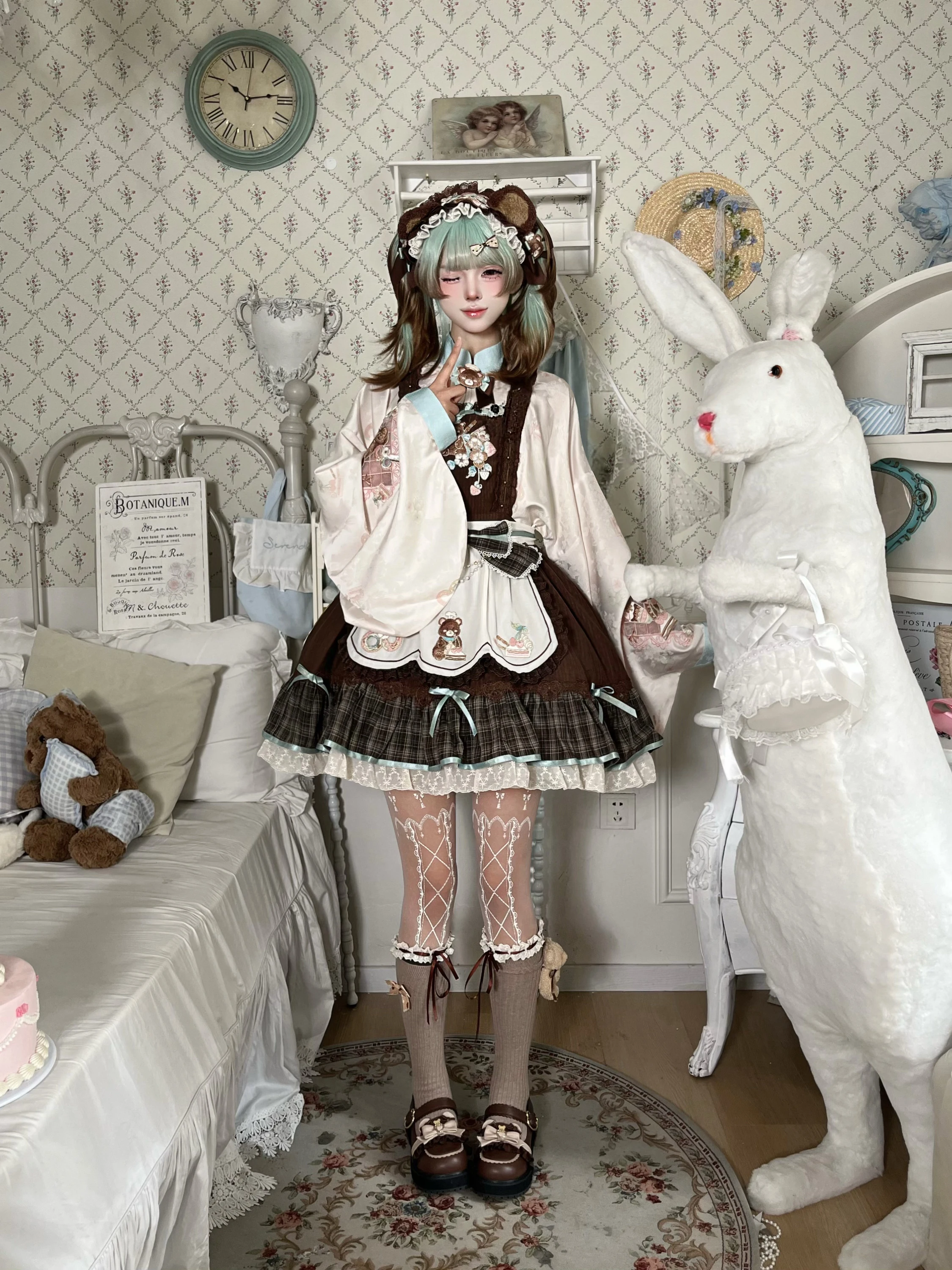 

Original Hanfu Set with Sleeve And Ma Face Skirt Thin Sweet Dessert House 2026 New Summer Collection Ladies' Clothing