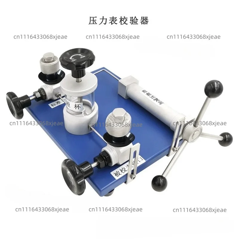 Desktop Pressure Calibration Table Hydraulic Calibrator Pressure Gauge Verification Device Pressure Source Test Pump