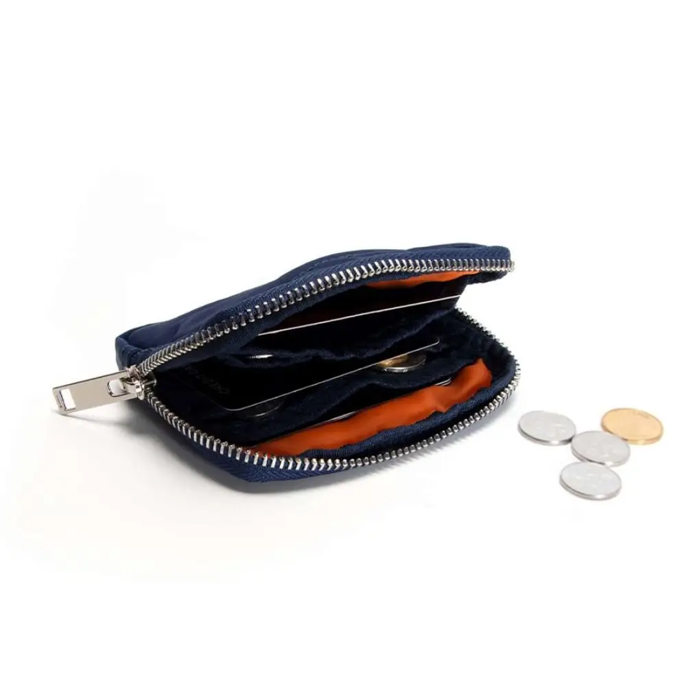 Portable Nylon Coin Purse RFID Anti-theft Korean Style Men Wallet Lightweight Card Holder Mini Earbuds Storage Bag Women