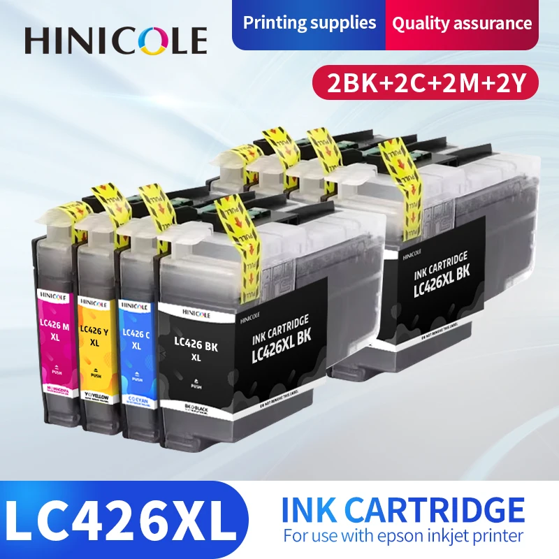 

Совместимый картридж HINICOLE LC426 LC426XL 426XL для струйного принтера Brother MFC-J4335DW MFC-J4340DW MFC-J4535DW MFC-J4540DW