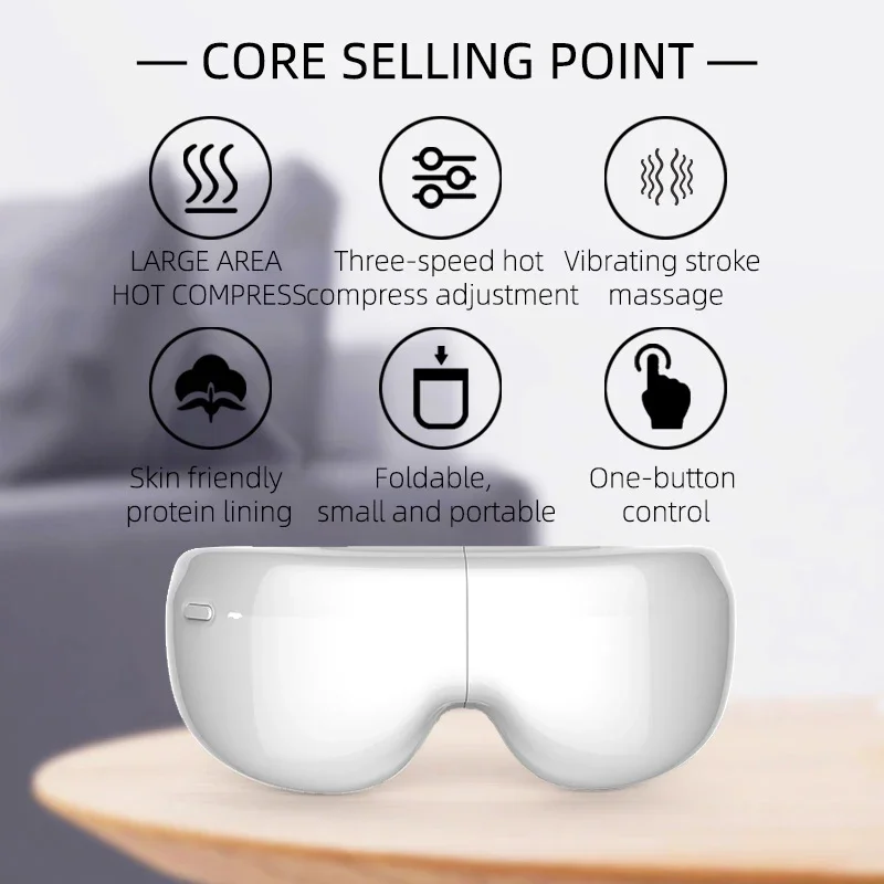 Your Pocket Eye Mask Massager - Heat and Vibration Eye Care Device for Children - Eye Massager for Students