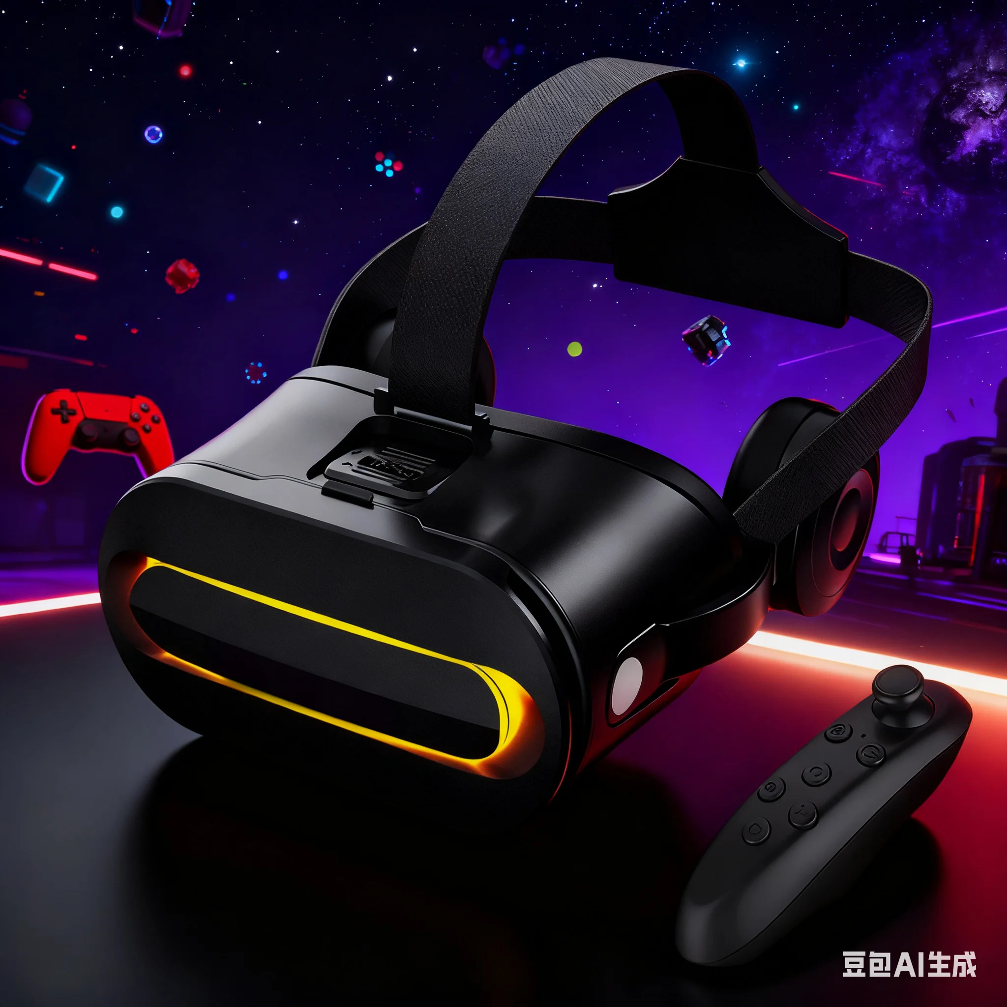 

Погружная VR-гарнитура для мобильного телефона Наслаждайтесь 3D-играми и фильмами Портативные VR-очки виртуальной реальности Аксессуары для гарнитуры