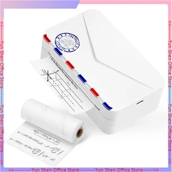 Phomemo M03as Mini Portable Thermal Printer Inkless Notes Printer Pocket Printer 300dpi 15/53/80mm Sizes Paper For Label Printer