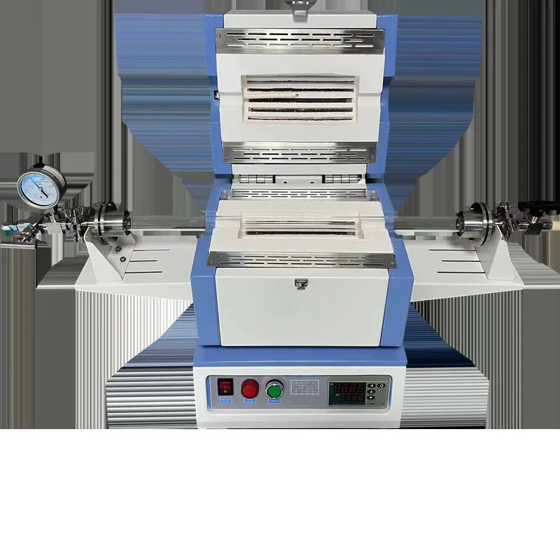 مختبر ارتفاع درجة الحرارة 1100C الكوارتز فراغ فرن أنبوب صغير فرن الأنبوب الصناعي 1700 ℃
