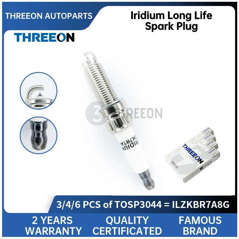 3/4/6Pcs Threeon Ir… - image