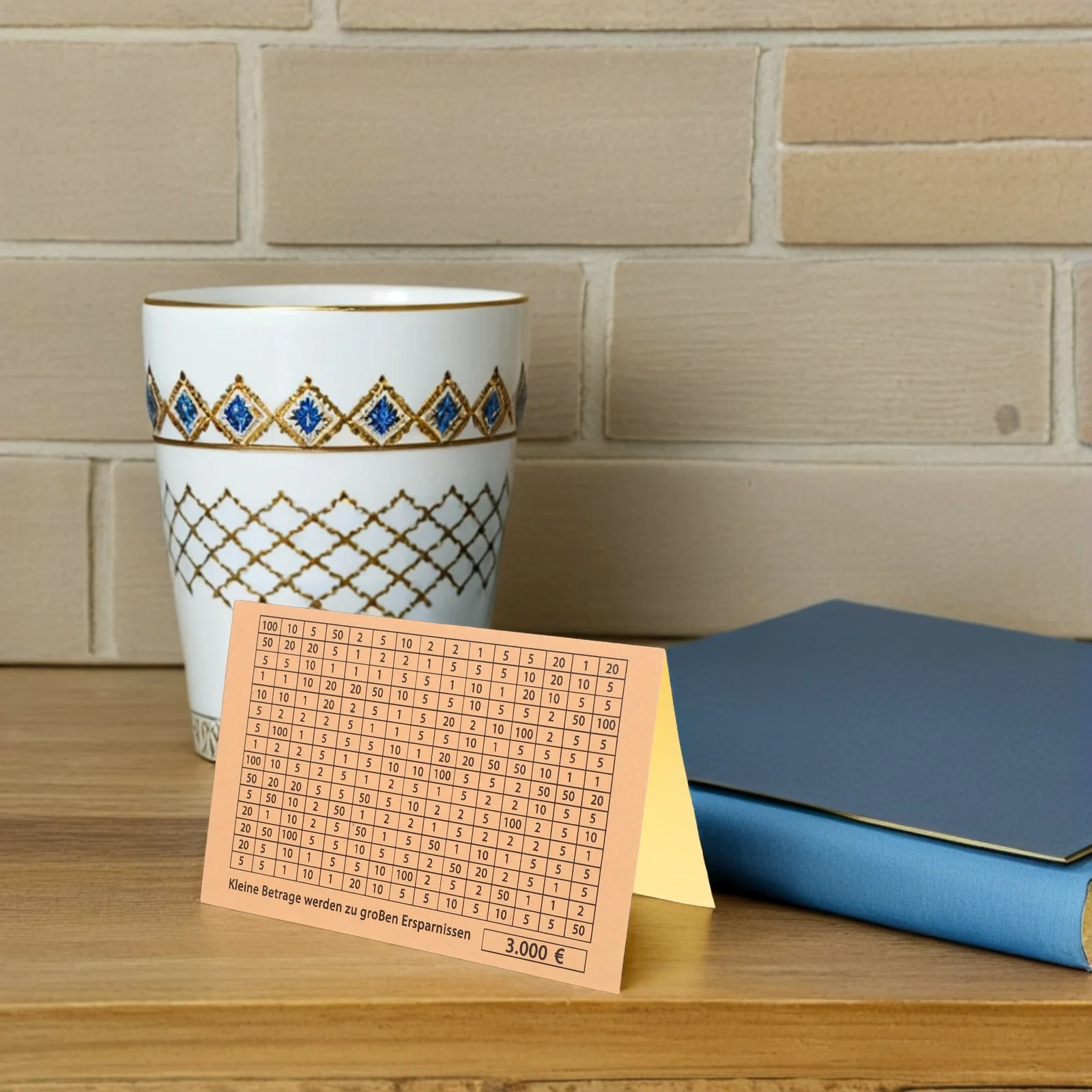 

30Pcs Euro Sticker Pack Wooden Money Saving Box DIY Budget Tracker Labels Cash Savings Chart Organizer for Kids Financial