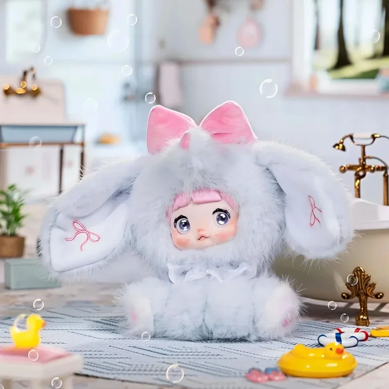 Nommi sentado zoológico série vinil pelúcia caixa cega brinquedos bonito anime figura boneca surpresa caixa mistério chaveiro natal pingente presentes