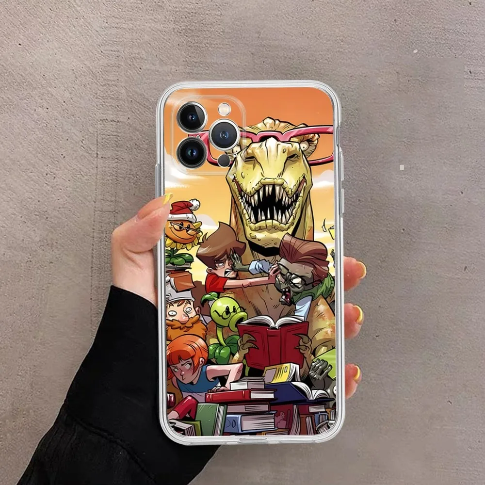 P-Plant-t VS Zombie-e iphone case For iPhone 15 14 11 12 13 Mini Pro XS Max Cover 6 7 8 Plus X XR SE 2020 Funda Shell