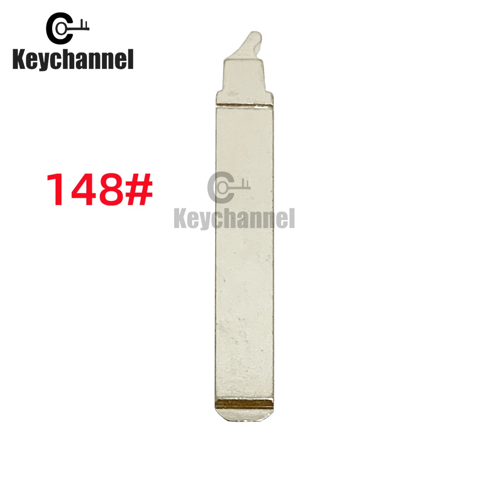 Keychannel 10 pçs/lote lâmina de chave do carro original para toyota carro remoto flip sem corte em branco substituição remota do carro 148 # lâmina