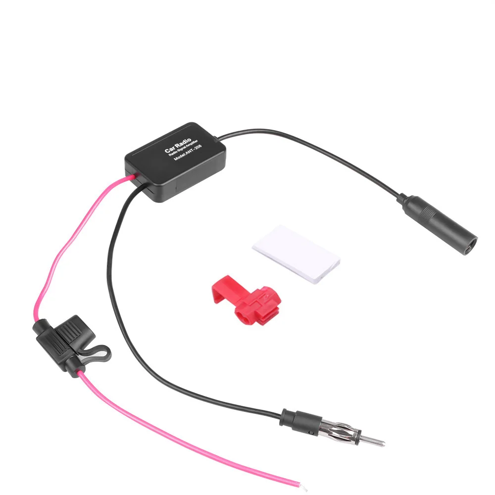 DAB + FM Autoradio Antenne Antenne Splitter Kabel Adapter 12V Radio Signaalversterker Antenne Signaalversterker FM/AM Auto Accessoires