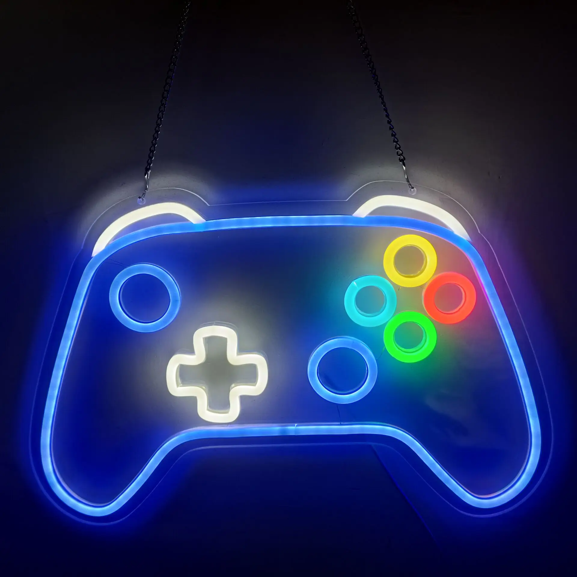 Game Consoles Neon Sign LED Neon Sign for Gamer Room Decor Suitable for Teen Boy Room Decor Man Cave Gamers Gift USB Powered