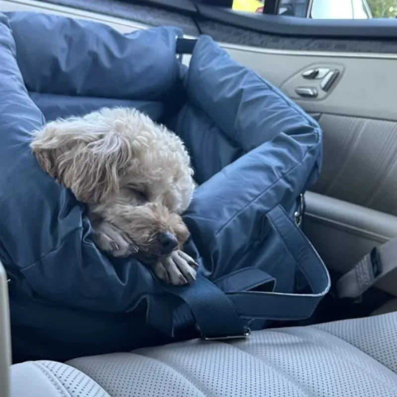 

Car pet nest, removable and washable for all seasons, dog portable waterproof and bite-resistant kennel