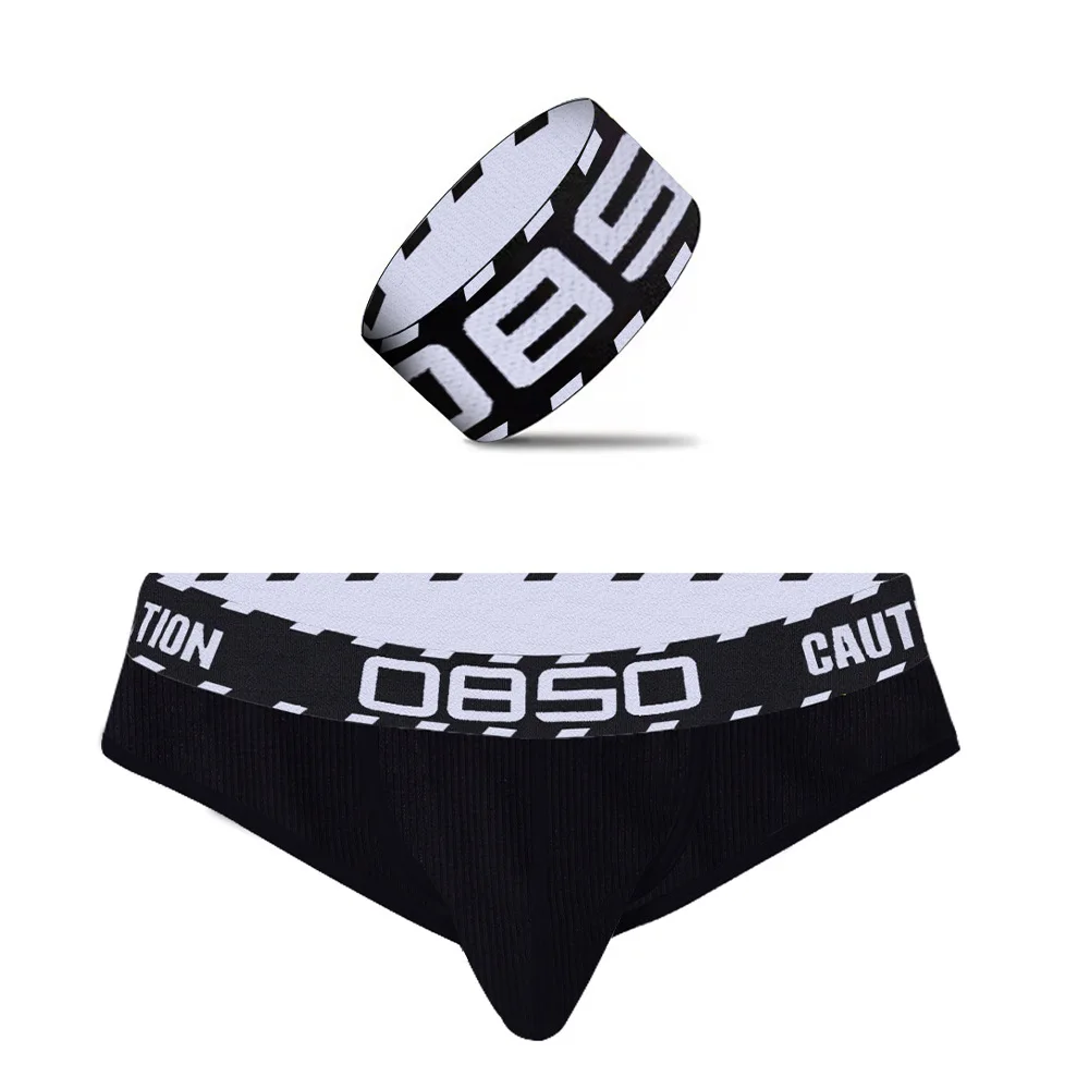 0850 men\'s low rise briefs paired with stylish and cool men\'s fashion