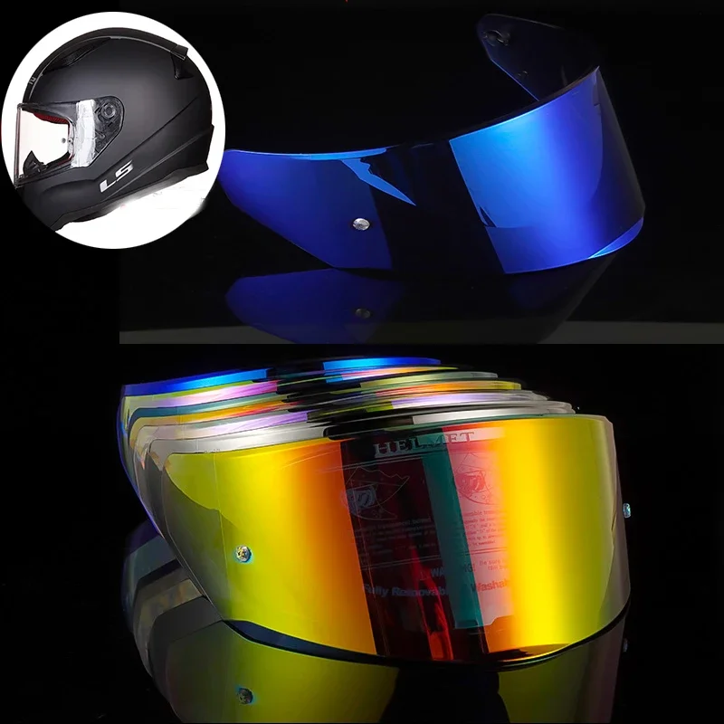 

Visor FOR LS2 FF320 353 328 800 Motorcycle Helmet Lens REVO Equipment Accessories Visor Lens Shield Anti-scratch Windshield